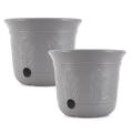 Suncast 300-Foot Heavy Duty 5-Gallon Decorative Garden Hose Pot, Gray (2 Pack) Plastic | 12.1 H x 13.94 W x 13.94 D in | Wayfair 2 x CPLHPL100