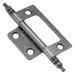 Hickory Hardware Traditional Hinge in Gray | 3.13 H x 1.44 W in | Wayfair P8294-SM-10B