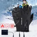 Gants de moto chauffants électriques USB pour hommes gants de ski gants de cyclisme