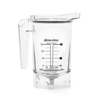 Blendtec 40-621-60 16 oz Twister Jar Package w/ Wave Blade - Tritan, Clear
