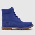 Timberland premium 6 inch boots in blue
