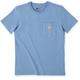 Carhartt Loose Fit Heavyweight K87 Pocket T-Shirt Femme, bleu, taille L pour Femmes