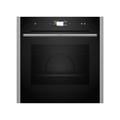 NEFF B24FS33N0 Einbau-Dampfbackofen N90, Integrierbarer Backofen 60 x 60cm, Slide&Hide, Full Touch TFT-Display, Multipoint Bratenthermometer, Soft Open & Close, Schwarz