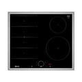 NEFF T66SHE4L0 Induktionskochfeld N70, autarkes Glaskeramik-Kochfeld 60 cm breit, Twist Touch, Flex Induction, Home Connect, Smart Hood Automatic, aufliegend, Schwarz