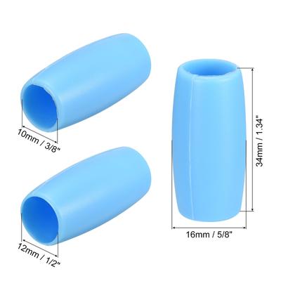 8pcs Silicone Straw Tips for 1/2 Inch OD Steel Straws