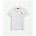 Brooks Brothers Girls Cotton Pique Polo Shirt | White | Size 12