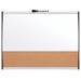 Quartet Magnetic Combination Board 11 x 17 Inches Dry-Erase and Cork Black/Silver Frame (79369)