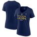 Women's Fanatics Branded Navy Milwaukee Brewers 2023 NL Central Division Champions Locker Room V-Neck T-Shirt