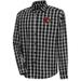 Men's Antigua Black Ottawa Senators Carry Tri-Blend Button-Down Long Sleeve Shirt