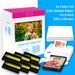 Oozmas 2 Pack Canon KP-108IN Color Ink Cartridges 4x6 Photo Paper Compatible for Canon Selphy CP1300 CP1200