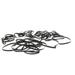 Hemoton 50pcs Cassette Belts Square Cassette Drive Belts Cassette Player Belts for Recorder Repair Maintenance