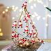 Christmas Savings! Dvkptbk 16.4Ft 50 LED Christmas Lights Snowman Santa Claus Decoration Light String Led Copper Wire Light String