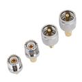 Sma Connector Adapter Connector Sma To Uhf Uhf To Sma Sma To Uhf Connector 4 Kit SMA To UHF Adapter UHF Male/Female To SMA Female/Male RF Coaxial Adapter Connector