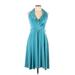 Leona Edmiston Casual Dress: Blue Dresses - Women's Size 10