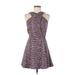 Proenza Schouler Casual Dress - A-Line: Pink Graphic Dresses - Women's Size 6