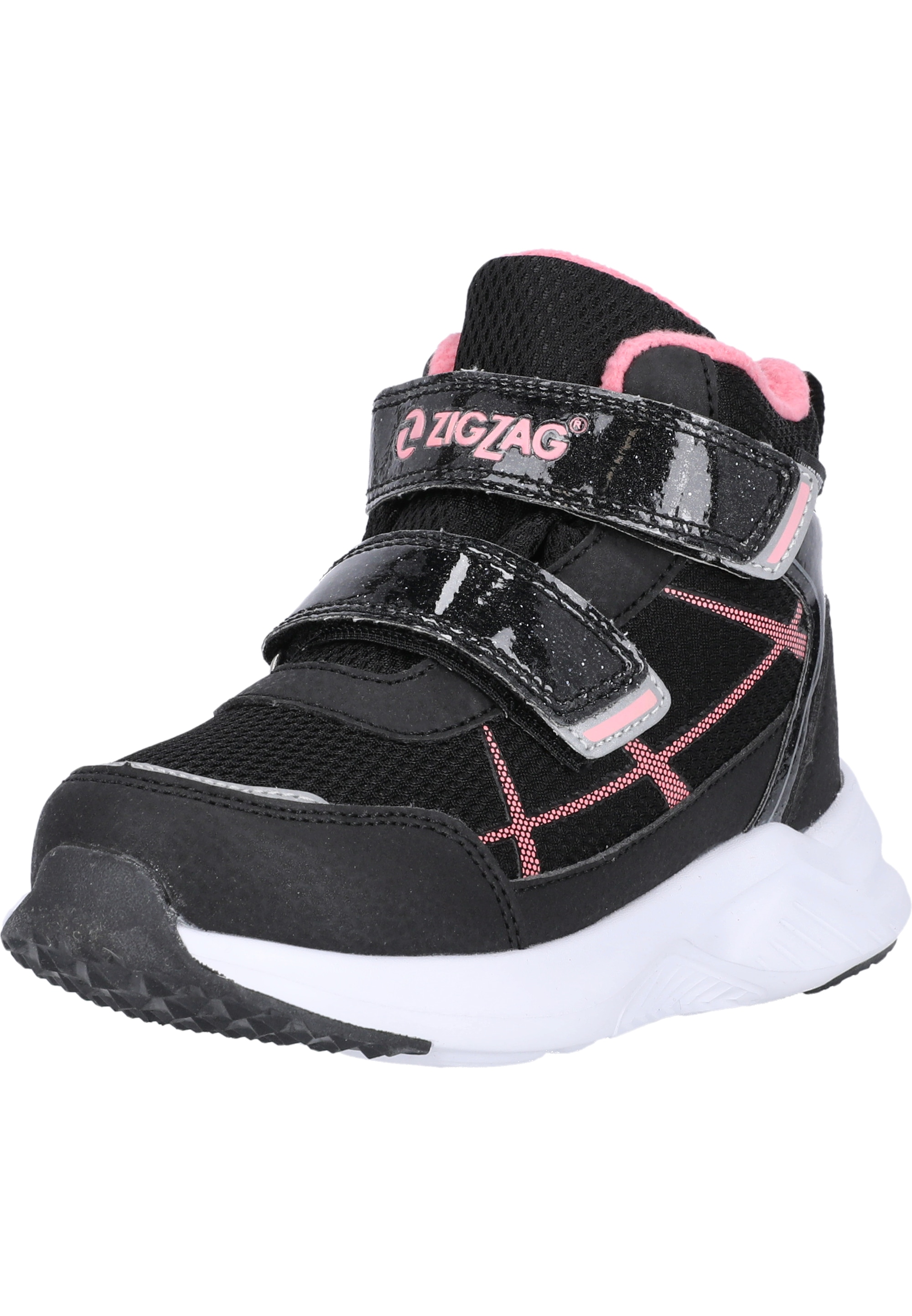 Stiefel ZIGZAG "Daras", Gr. 27, schwarz (schwarz, rosa), Kunstfaser, Polyurethane, Schuhe, mit griffiger und robuster Sohle Image