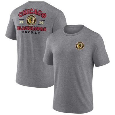 Chicago Blackhawks Fanatics Branded Heritage Triblend T-Shirt – Herren Image