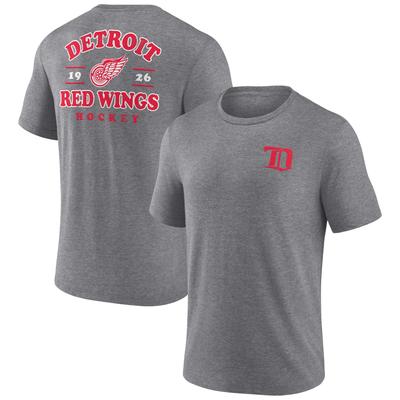 Detroit Red Wings Fanatics Branded Heritage Triblend T-Shirt – Herren Image