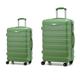 RMW Suitcase Large Medium Cabin Size Hard Shell Lightweight 4 Dual Spinner Wheels Trolley Luggage Suitcase Hold Check in Luggage TSA Combination Lock (Army Green, Cabin 20" + Large 28")