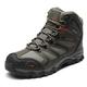 NORTIV 8 Men's Ankle High Waterproof Hiking Boots Outdoor Lightweight Shoes Trekking Trails,160448_M-F,OLIVE/BLACK/ORANGE,9 UK UK/10 US