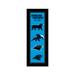 Carolina Panthers 12" x 36" Logo Heritage Framed Banner