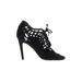Dolce Vita Heels: Black Print Shoes - Women's Size 9 - Open Toe