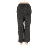 Sag Harbor Casual Pants - High Rise Straight Leg Boyfriend: Black Bottoms - Women's Size Large