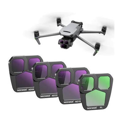 Neewer ND Filter Set for DJI Mavic 3 Pro/Pro Cine (ND16, ND32, ND64, PL) 66602845