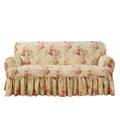 Waverly Ballad Bouquet 100% Cotton Loveseat Slipcover Cotton | 40 H x 73 W in | Wayfair SF45577