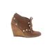 3.1 Phillip Lim Wedges: Brown Print Shoes - Women's Size 36.5 - Round Toe