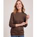 Blair Women's Better-Than-Basic Sweatshirt - Brown - 3XL - Womens