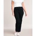 Blair Women's DenimEase Classic 5-Pocket Jeans - Black - 18PS - Petite Short