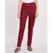 Blair Women's DenimEase Full-Elastic Classic Pull-On Jeans - Red - 18P - Petite