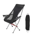 Chaise de pêche pliable et ultralégère avec cadre en alliage d'aluminium chaise de plage Portable