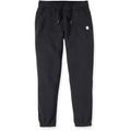 Carhartt Relaxed Fit Fleece Pantaloni della tuta da donna, nero, dimensione S per donne