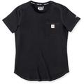 Carhartt Force Relaxed Fit Midweight Pocket Damen T-Shirt, schwarz, Größe M