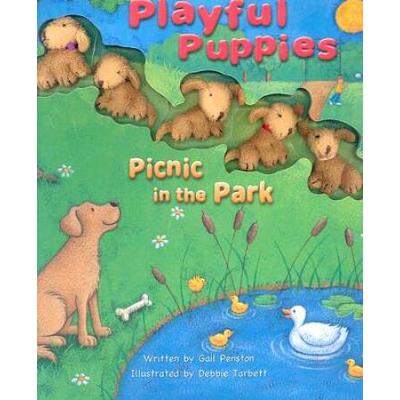 Playful Puppies: Picnic In The Park [With 5 Furry Puppies]
