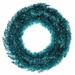 Vickerman 728697 - 30" Aqua Tinsel Fir Wreath 260Tips (K234230) Blue Colored Christmas Wreath