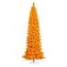 Vickerman 730577 - 6.5' x 27" Slim Flocked Yellow 555 Tips Christmas Tree Christmas Tree (K237065)