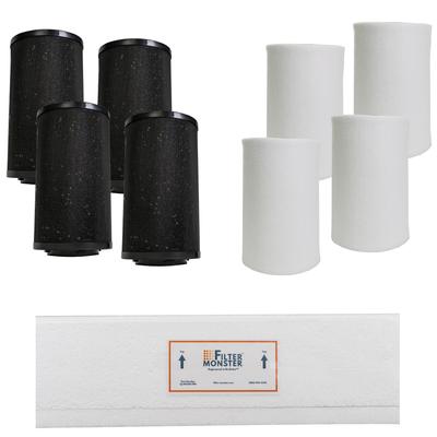 Filter-Monster Branded Replacement Filter Bundle Compatible with IQAir GC Multigas Air Purifier Filters