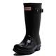 HUNTER BOOT LTD Boy's Unisex Original Kids' Gloss' Rain Boots, Black, 11 UK Child