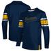 Men's ProSphere Navy Central Alabama Community College Trojans Endzone Long Sleeve T-Shirt