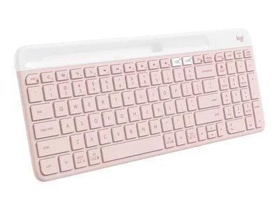 Logitech K585 Slim Multi-Device Wireless Keyboard with Phone Stand - Rose