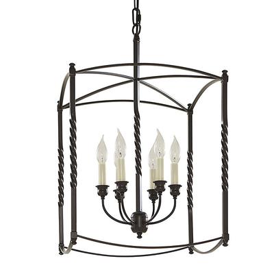 Carriage House Pendant - Dark Bronze - Large - Ballard Designs