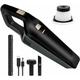 Handheld Vacuum Cleaner, 120W 2200mAh Rechargeable Cordless Tabletop Vacuum Cleaner, Portable Vacuum Cleaner with usb Charging and Washable Filter