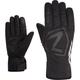 ZIENER Herren Handschuhe DAQUA AS(R) TOUCH bike glove, Größe 7 in Schwarz