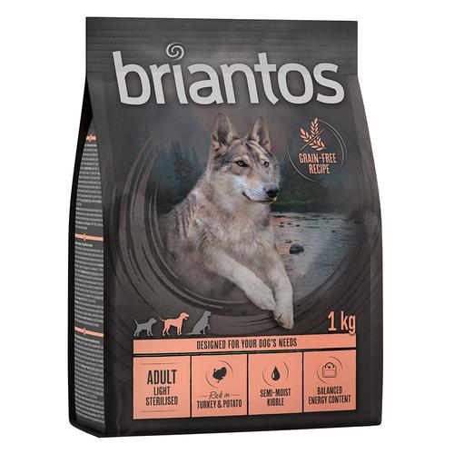 Briantos Adult Light Sterilised Pute & Kartoffel - GETREIDEFREIE Rezeptur - 4 x 1 kg