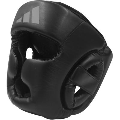 Kopfschutz ADIDAS PERFORMANCE "Speed Headguard" Gr. XL, schwarz (schwarz, grau), Protektoren, XL
