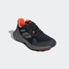 Trailrunningschuh ADIDAS TERREX, Gr. 44, schwarz (core schwarz, grau four, solar rot), Textil, Synthetik, sportlich, Schuhe, Trail-Runningschuhe