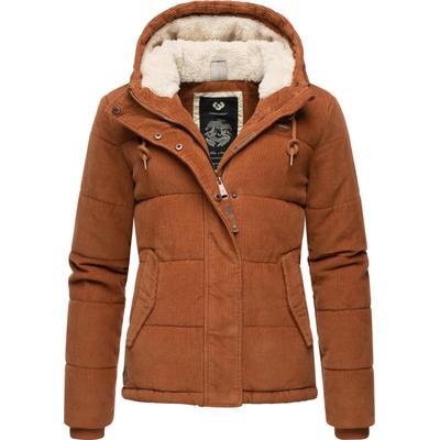 Cordjacke RAGWEAR "Wuggys", Damen, Gr. L (40), braun, Obermaterial: 100% Baumwolle, Futter: 100% Polyester, Wattierung: 100% Polyester, modisch, bequem hüftbedeckend, hoch geschlossener Ausschnitt, Langarm Ärmel ohne Ärmelschlitz Rippstrickbündchen,... Image